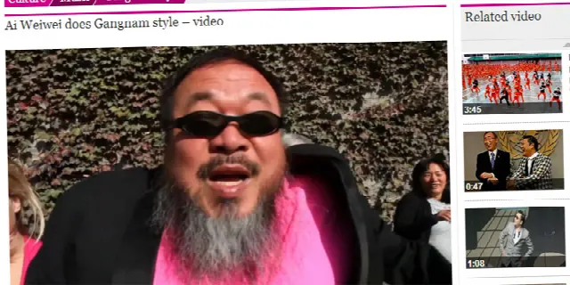 Ai Weiwei : Gangnam et liberté !