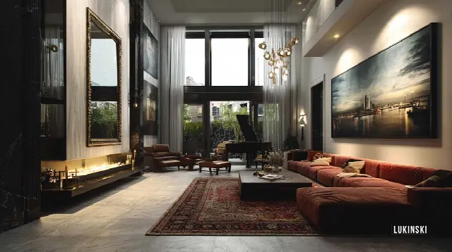 Maison de ville à acheter à Berlin-Mitte : le luxe sur 5 étages [ adapté également pour une ambassade / siège social ]