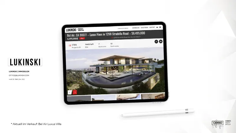 Vendre des biens immobiliers : appartements, maisons, projets de construction – Entreprise de construction & promoteur immobilier (brochure)
