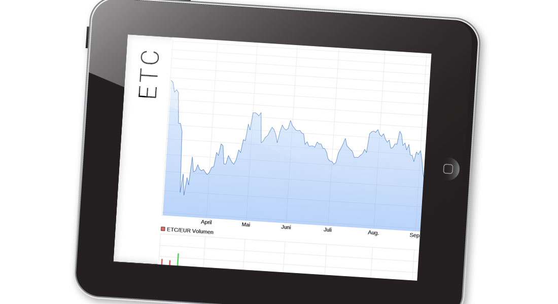 Acheter de l'Ethereum Classic (ETC) : Cours, valeur et évolution du cours Ethereum Classic (ETC) kaufen: Kurs, Wert und Kursverlauf