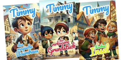 Livres sur l’immobilier pour enfants : L’aventure de Timmy – Apprendre un peu d’investissement en s’amusant (en allemand)